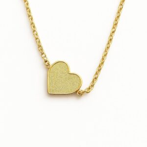 COLAR CHOKER CORAÇÃO "ENTRELACE"