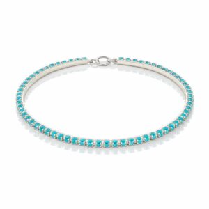 PULSEIRA RIVIERA AZUL TURQUESA 2MM
